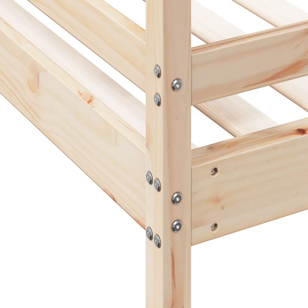 vidaXL Bunk Bed 90x200/140x200 cm Solid Wood Pine