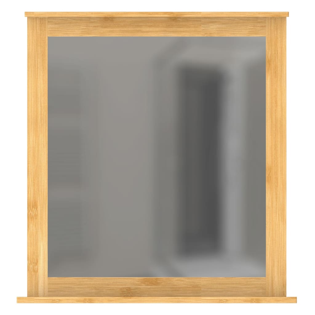 EISL Mirror with Bamboo Frame 67x11x70 cm