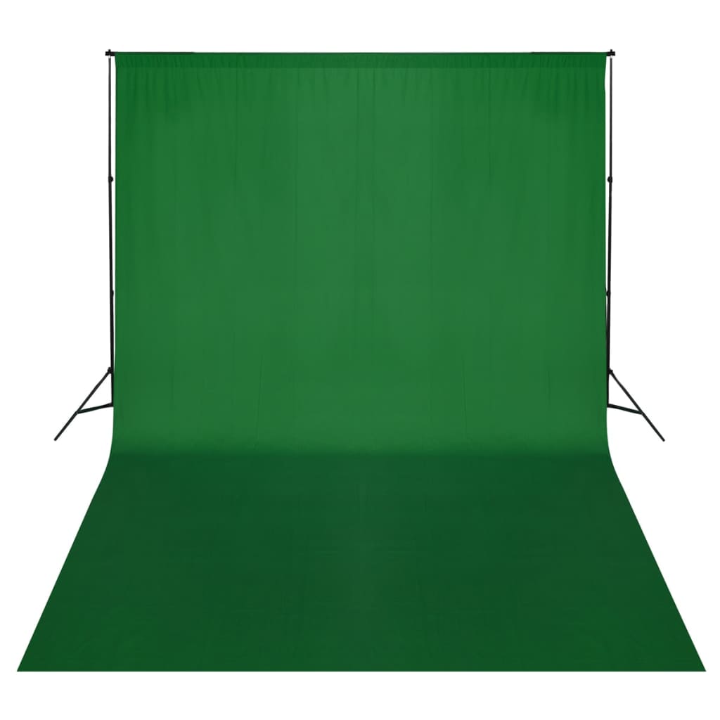 vidaXL Backdrop Support System 500 x 300 cm Green