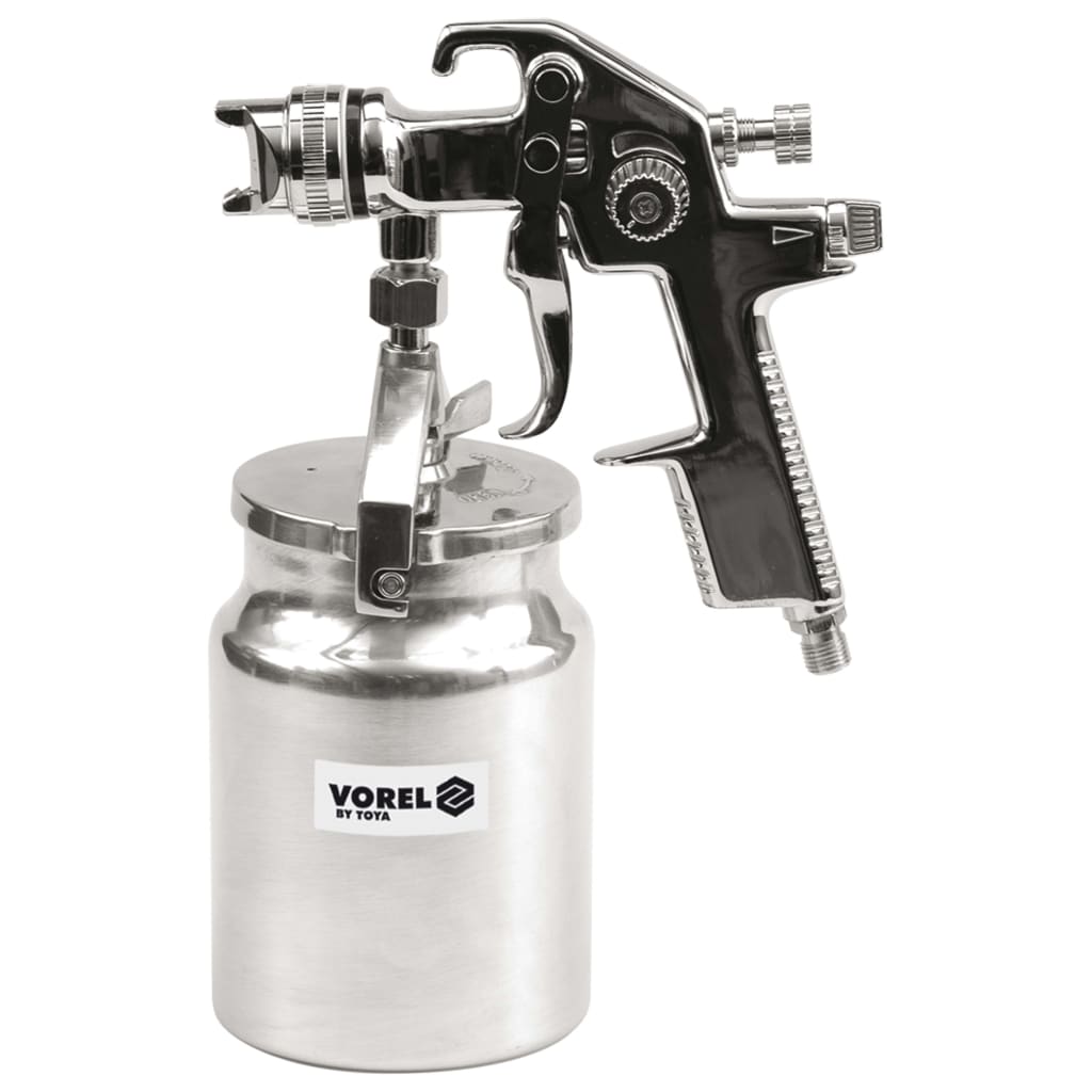 VOREL HVLP Spray Gun with Fluid Cup 1000 ml