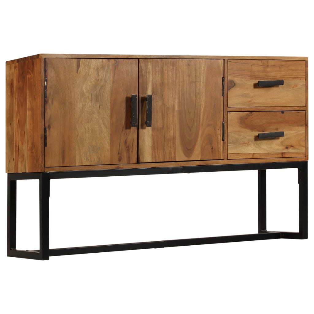 vidaXL Sideboard Brown 110x30x70 cm Solid Wood Acacia