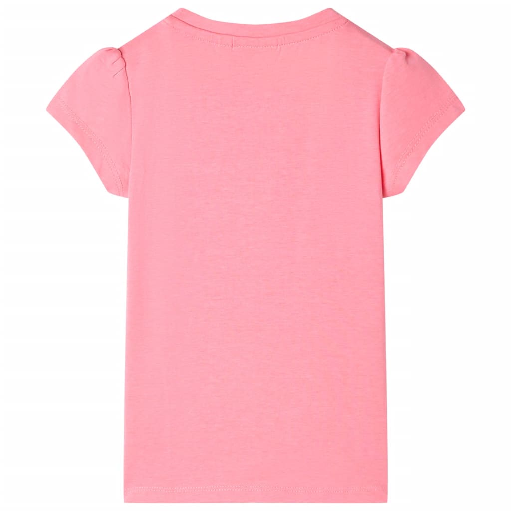 Kids' T-shirt Neon Pink 92