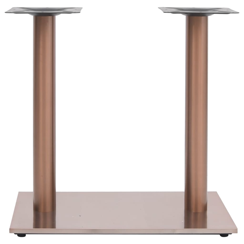 vidaXL Bistro Table Leg Brass 70x40x72 cm Stainless Steel
