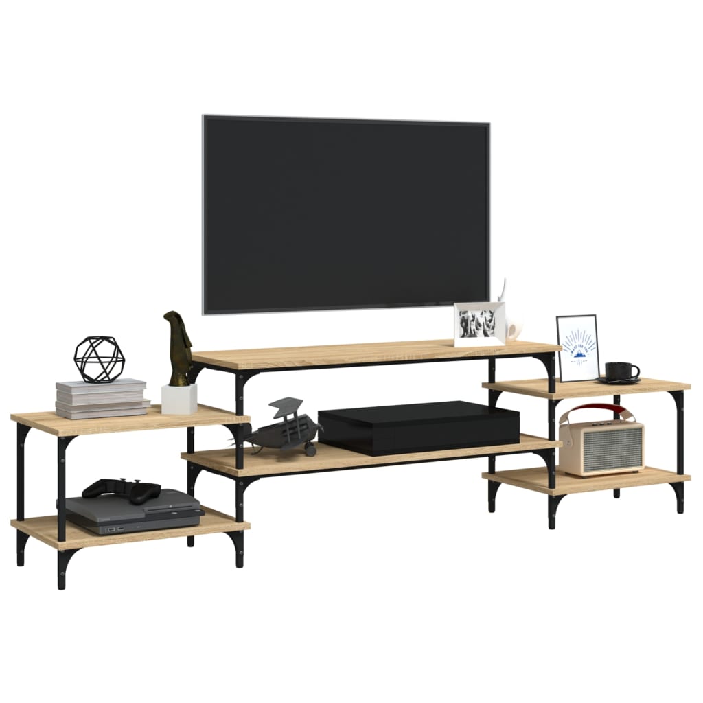 vidaXL TV Cabinet Sonoma Oak 197x35x52 cm Engineered Wood