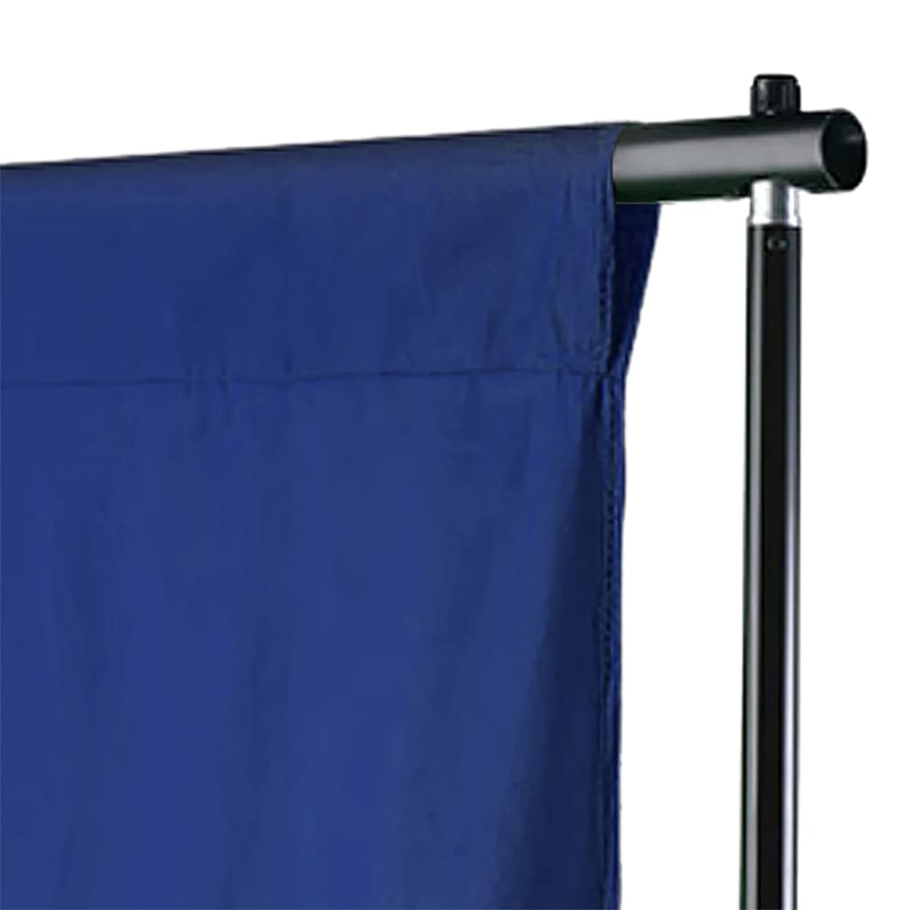 vidaXL Backdrop Cotton Blue 600x300 cm Chroma Key
