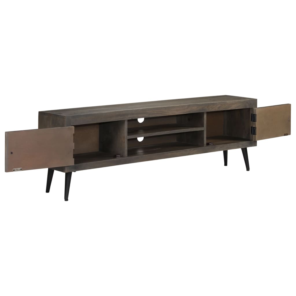 vidaXL TV Cabinet Solid Mango Wood 140x30x45 cm