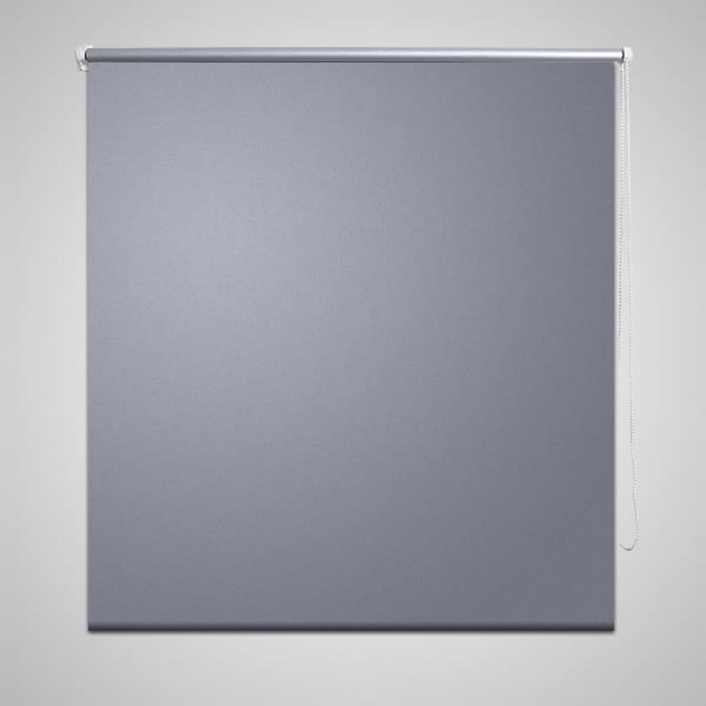 Roller Blind Blackout 120 x 175 cm Grey