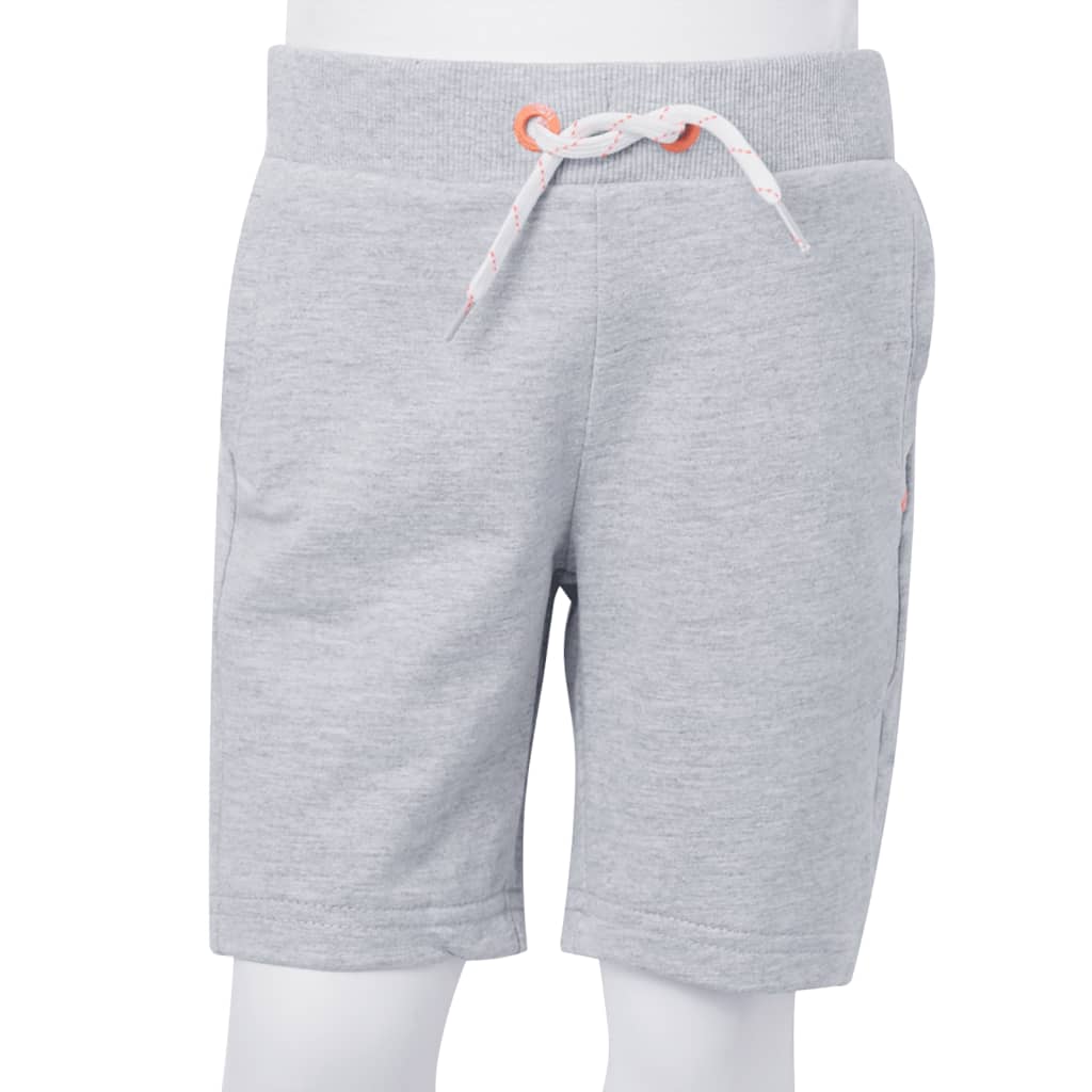 Kids' Shorts with Drawstring Grey 92