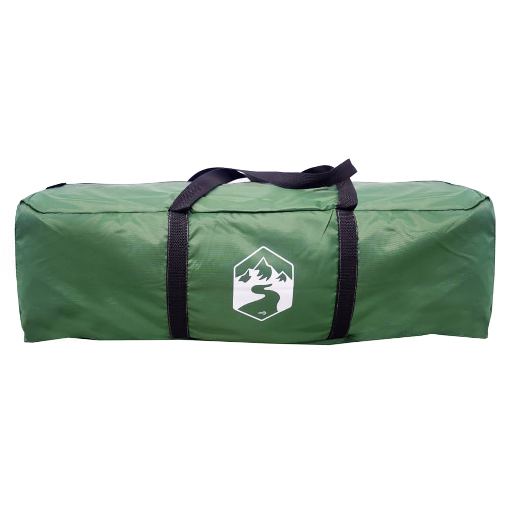 vidaXL Camping Tent 7-Person Green Waterproof