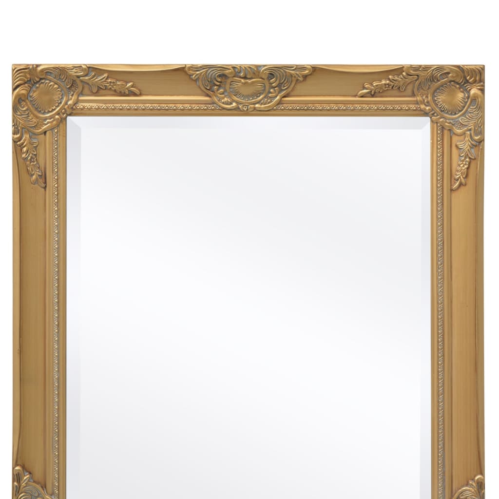 vidaXL Wall Mirror Baroque Style 120x60 cm Gold