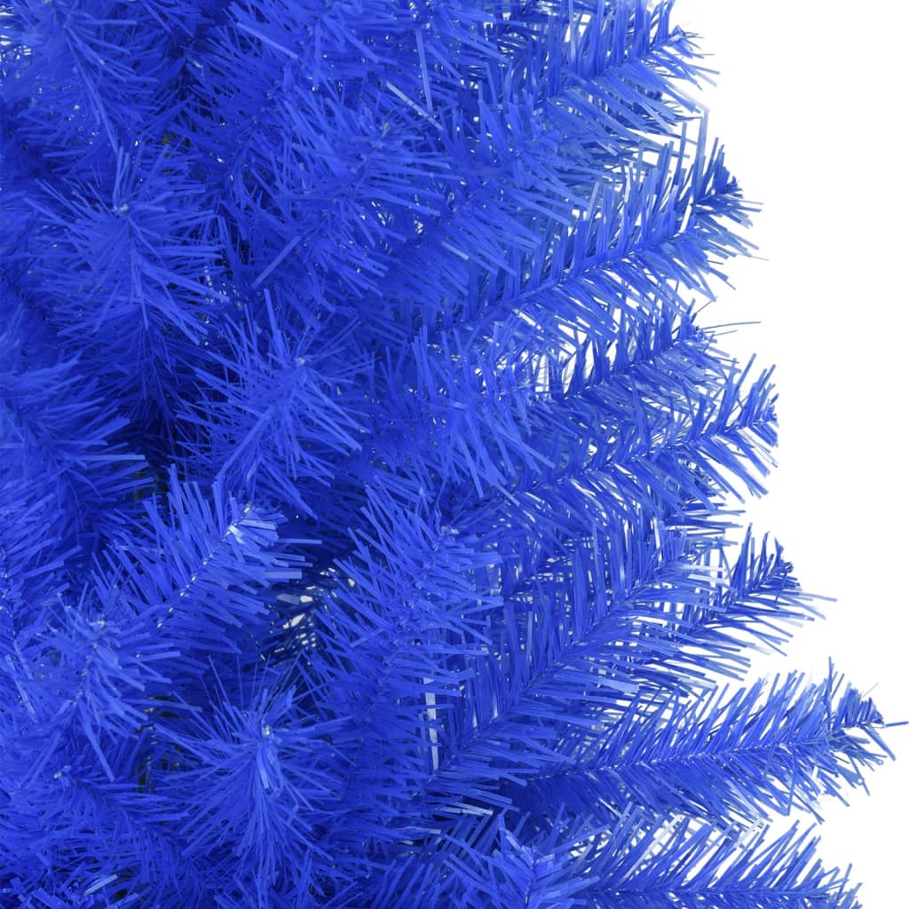 vidaXL Artificial Christmas Tree with Stand Blue 180 cm PVC