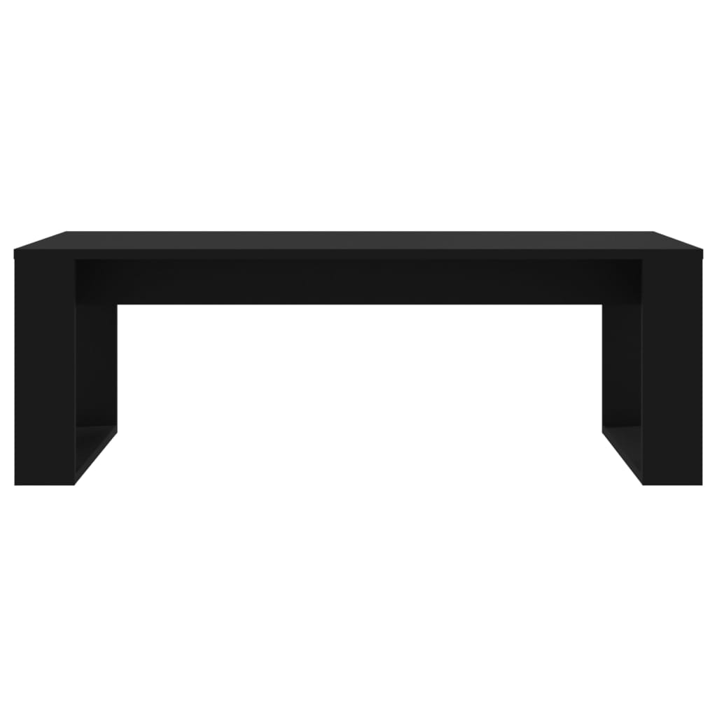 vidaXL Coffee Table Black 102x50x35 cm Engineered Wood