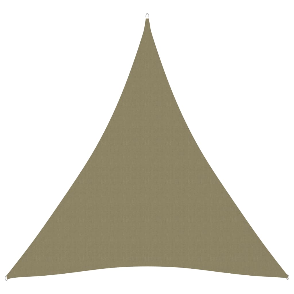 vidaXL Sunshade Sail Oxford Fabric Triangular 4x5x5 m Beige