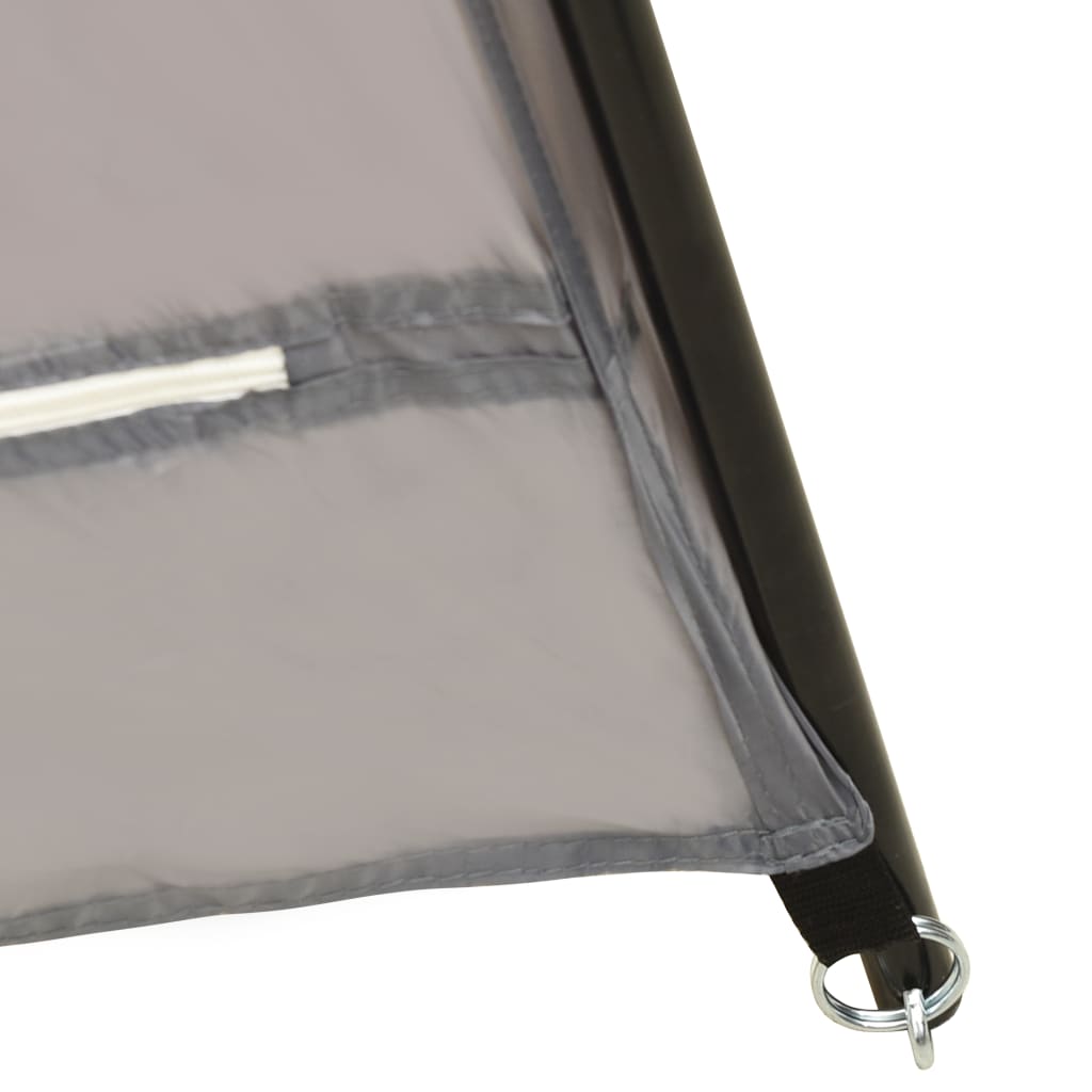 vidaXL Pool Tent Fabric 590x520x250 cm Grey