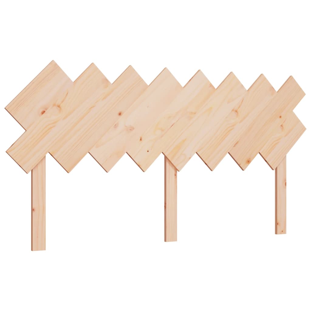 vidaXL Bed Headboard 159.5x3x80.5 cm Solid Wood Pine