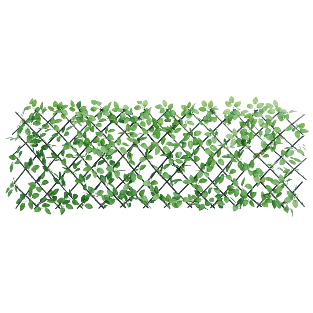 vidaXL Artificial Ivy Trellis Expandable Green 180x65 cm