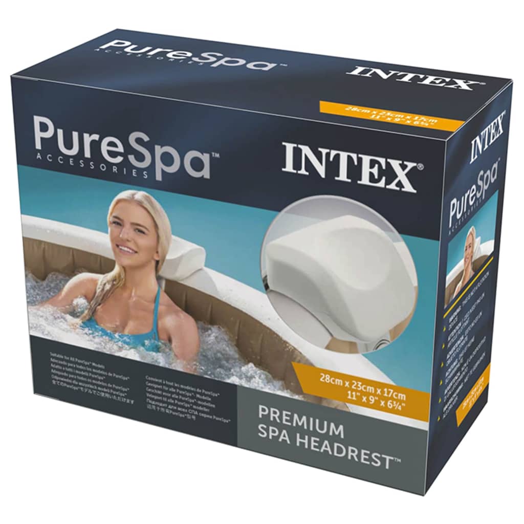Intex Premium PureSpa Headrest White 28x23x17 cm Foam