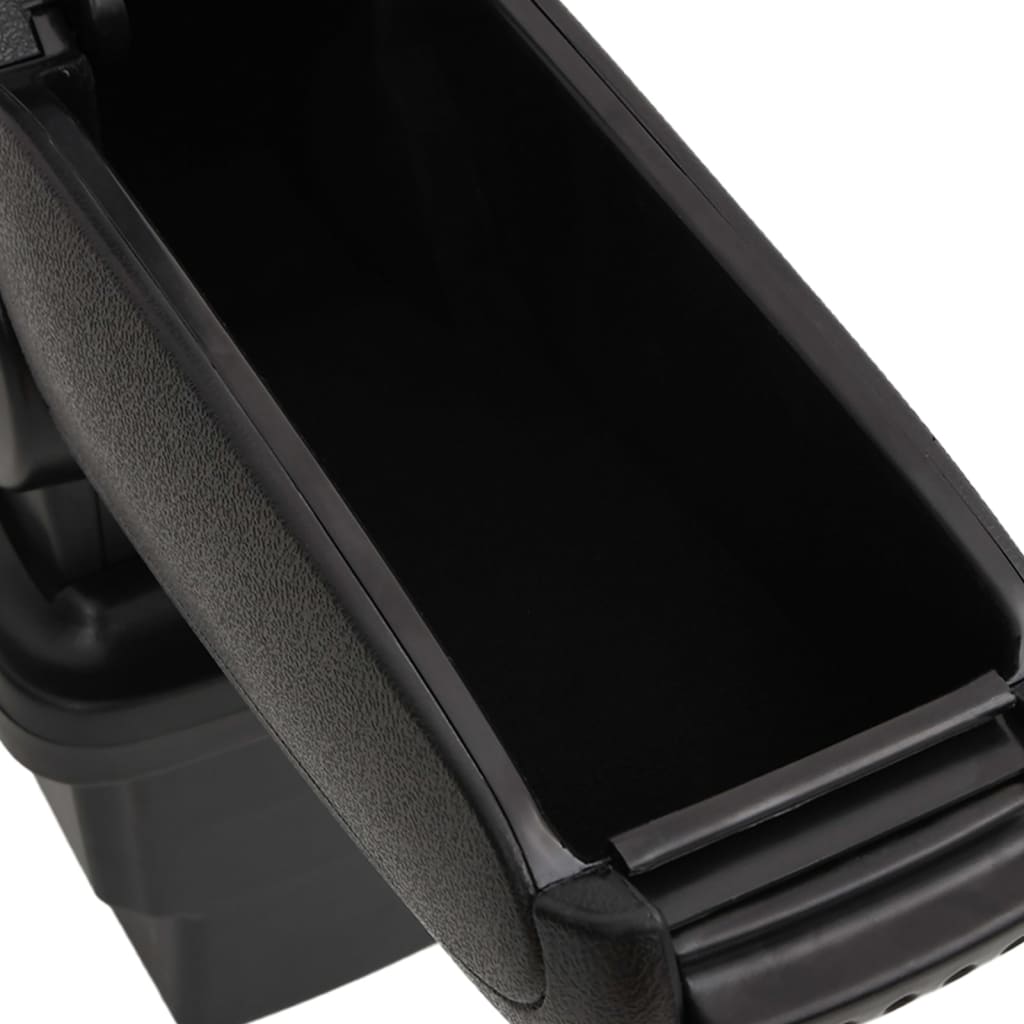 vidaXL Car Armrest Black 17x32x(37-53) cm ABS