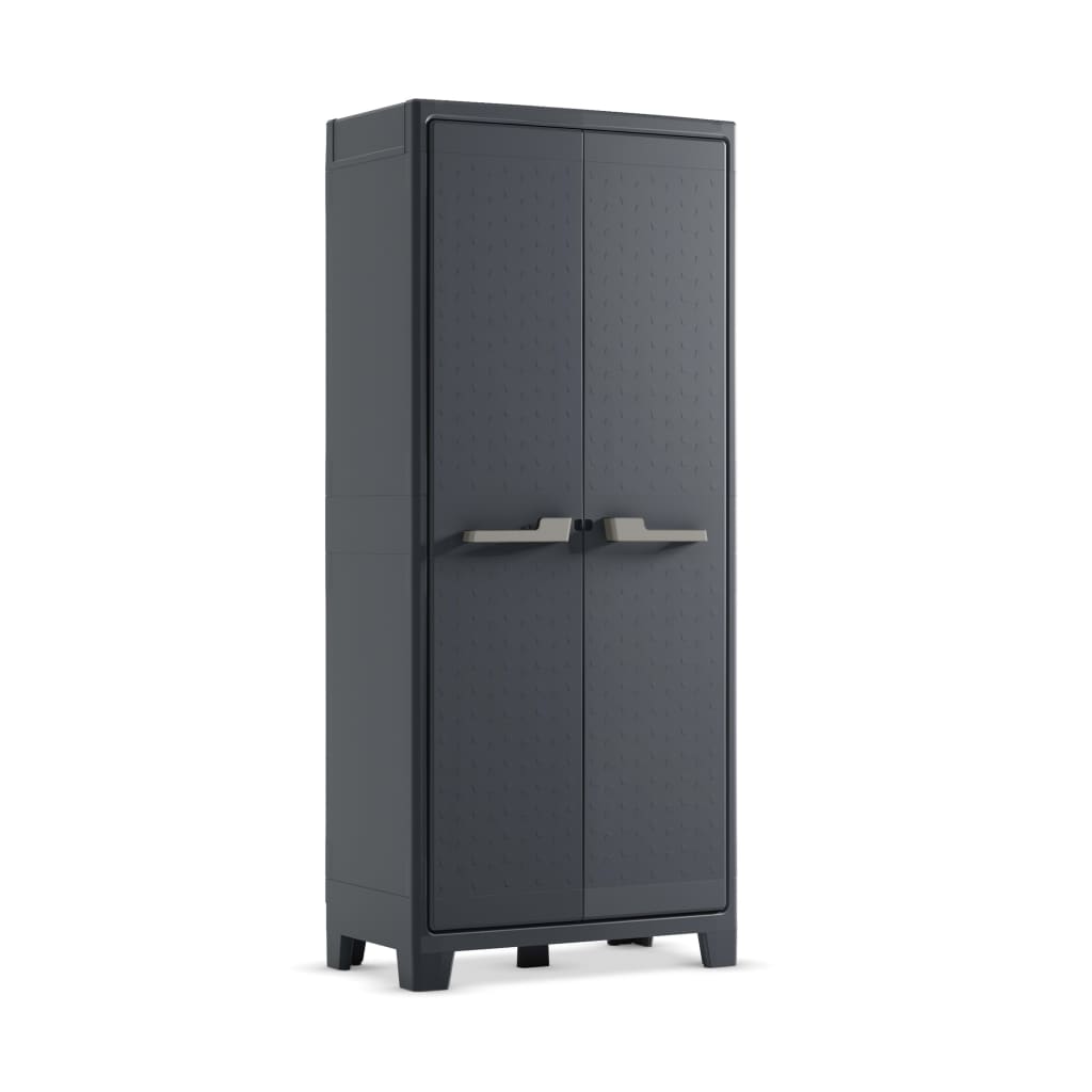 Keter Storage Cabinet with shelves Moby Graphite Grey 182 cm