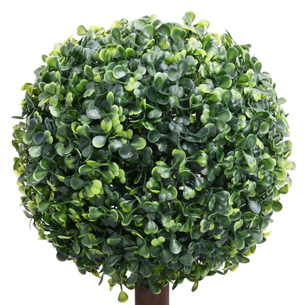 vidaXL Artificial Boxwood Plant with Pot Ball Shaped Green 118 cm