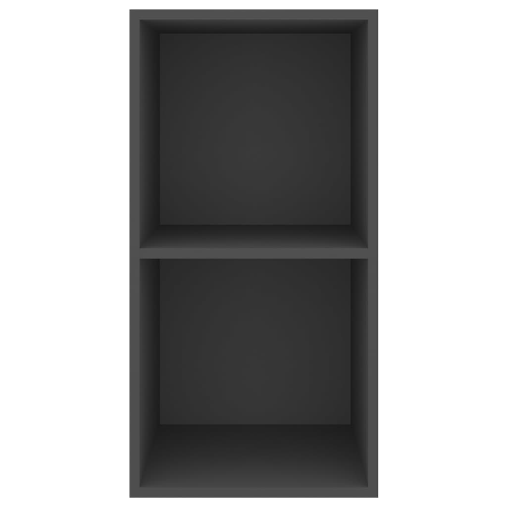 vidaXL Wall-mounted TV Cabinet Grey 37x37x72 cm Engineered Wood