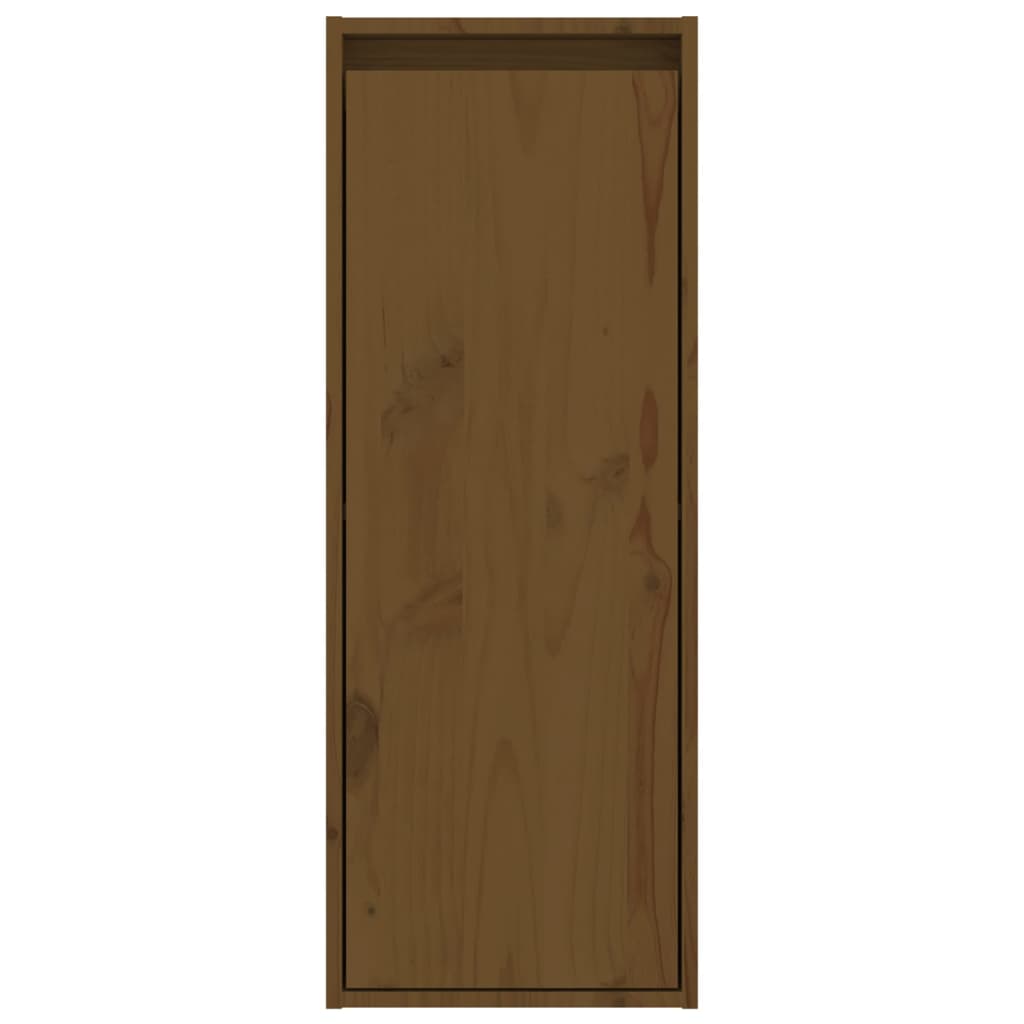 vidaXL TV Cabinets 2 pcs Honey Brown Solid Wood Pine