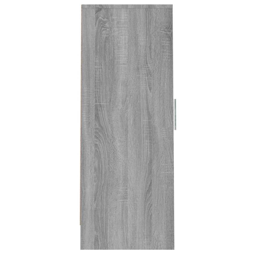 vidaXL Shoe Cabinet Grey Sonoma 32x35x92 cm Engineered Wood