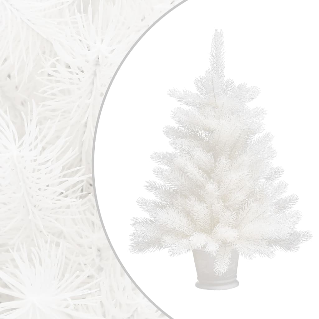 vidaXL Artificial Pre-lit Christmas Tree White 65 cm