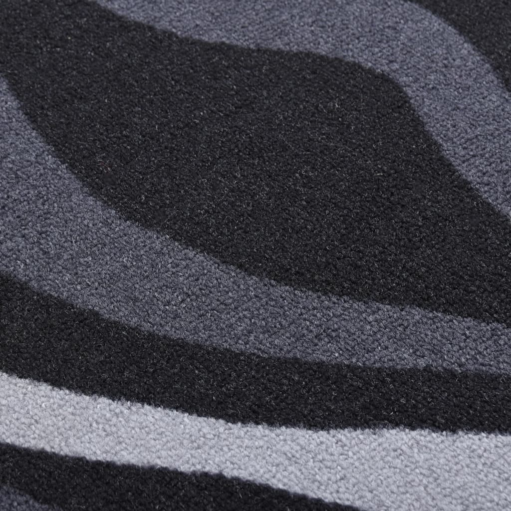 vidaXL Carpet Runner Black 80x250 cm
