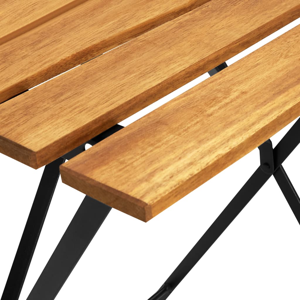vidaXL Bistro Table 55x54x71 cm Solid Acacia Wood