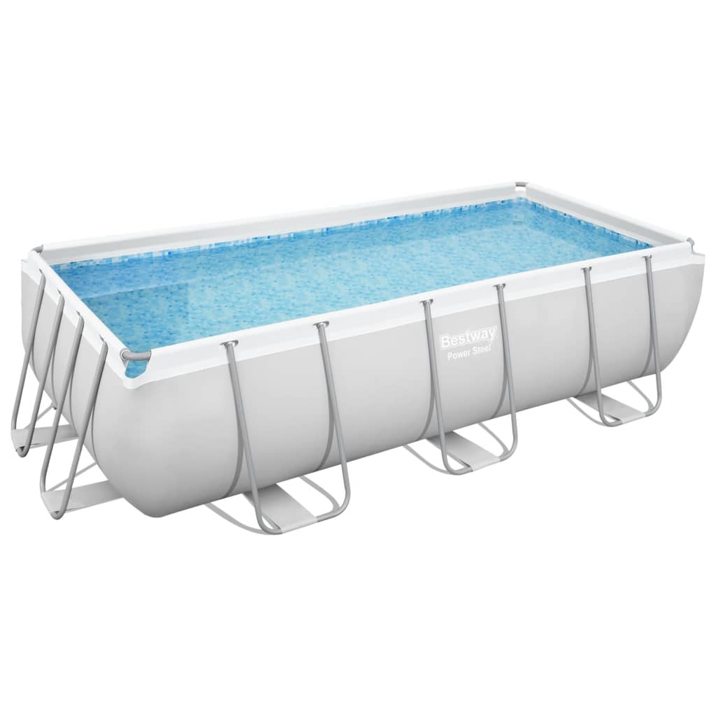 Bestway Power Steel Swimming Pool Set Rectangular 404x201x100 cm