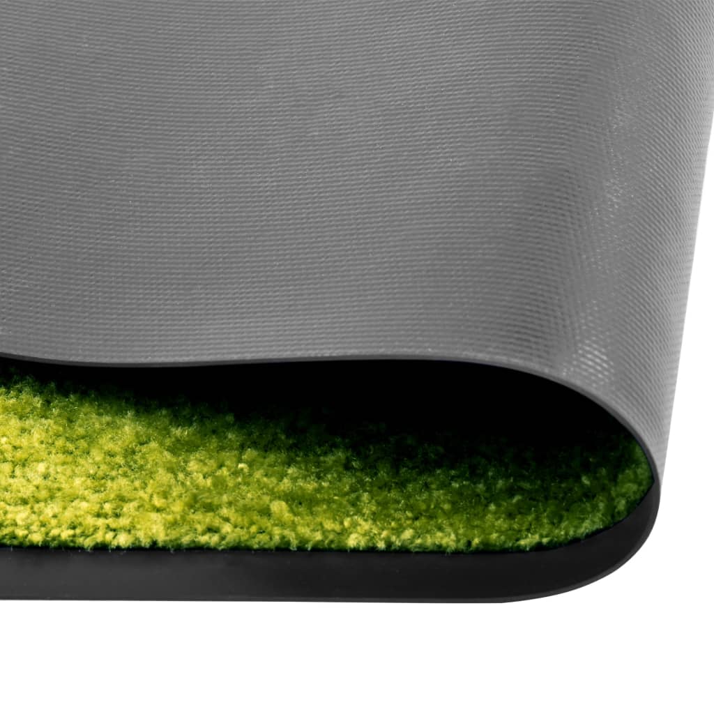 vidaXL Doormat Washable Green 120x180 cm