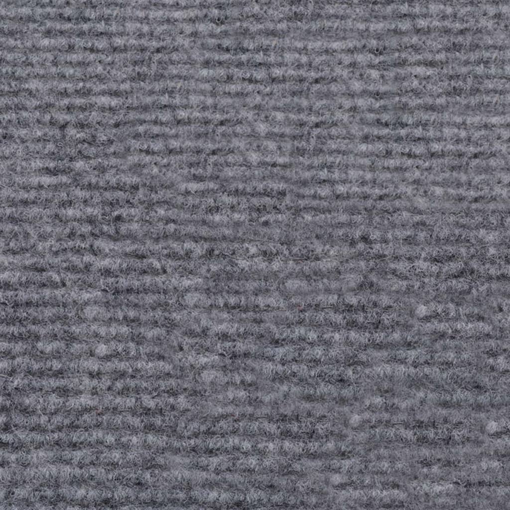 vidaXL Exhibition Carpet Rib 1.2x15 m Grey