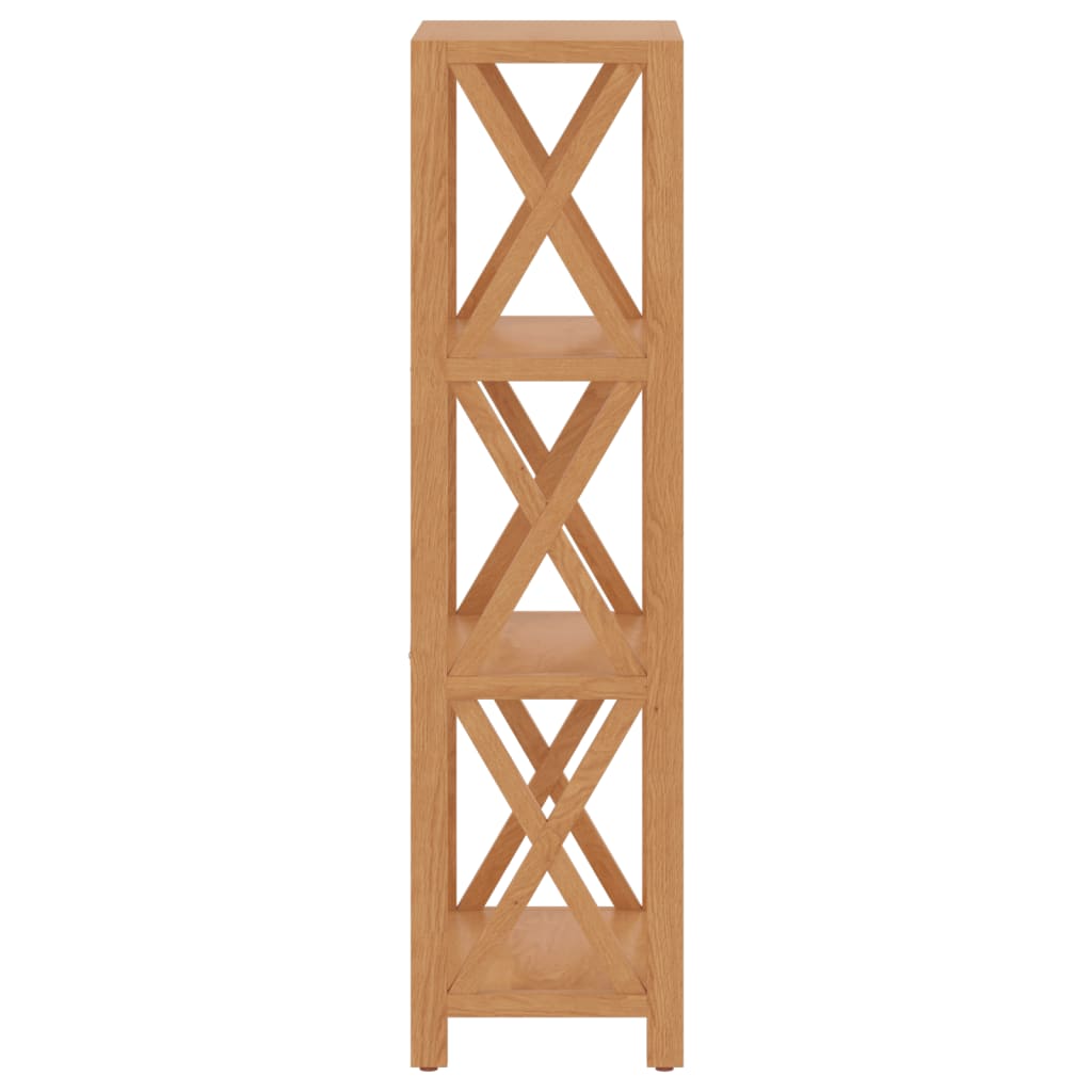 vidaXL 4-Tier Shelf 40x30x112 cm Solid Wood Oak