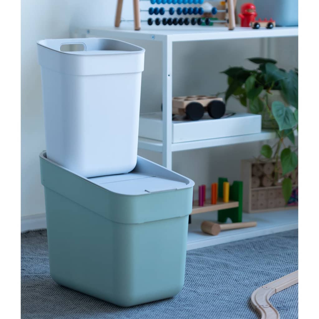 Curver Trash Can Ready to Collect 20L Mint Green