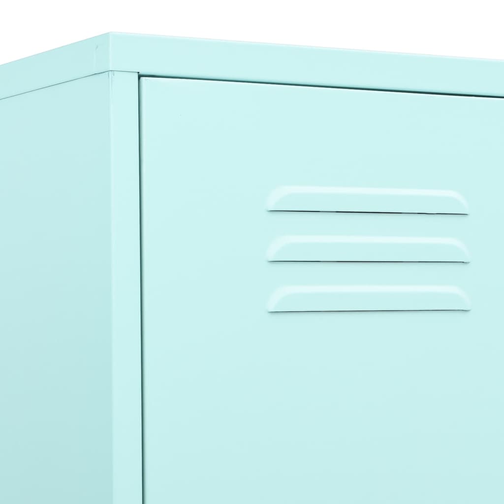 vidaXL Locker Cabinet Mint 35x46x180 cm Steel