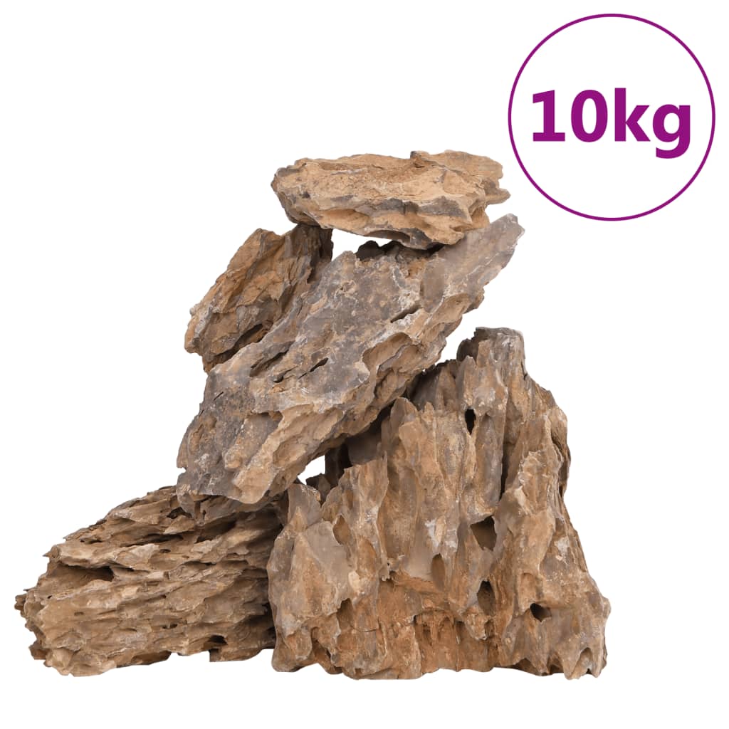 vidaXL Dragon Stones 10 kg Mixed Colour 10-30 cm