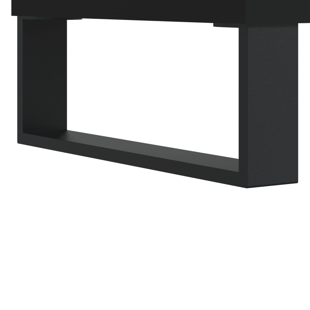 vidaXL Highboard Black 69.5x34x180 cm Engineered Wood