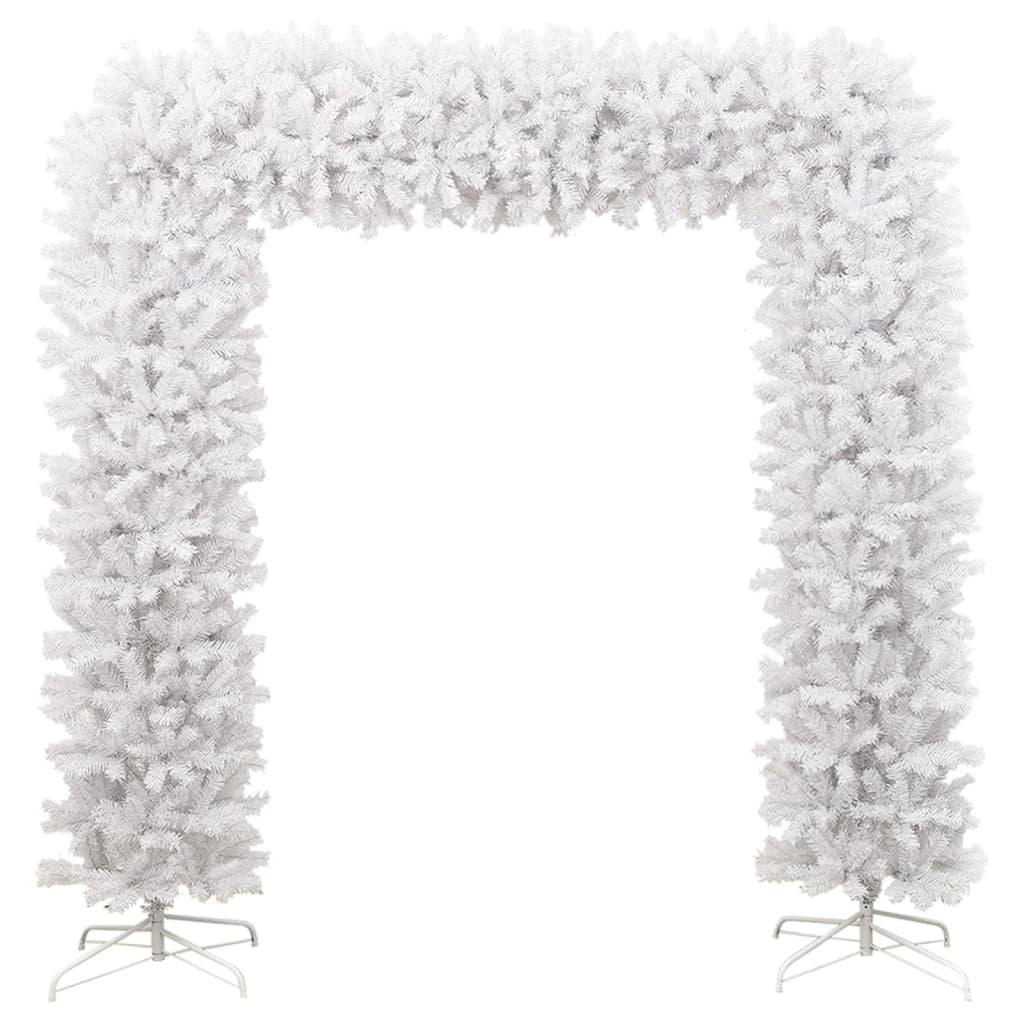 vidaXL Christmas Tree Arch White 240 cm