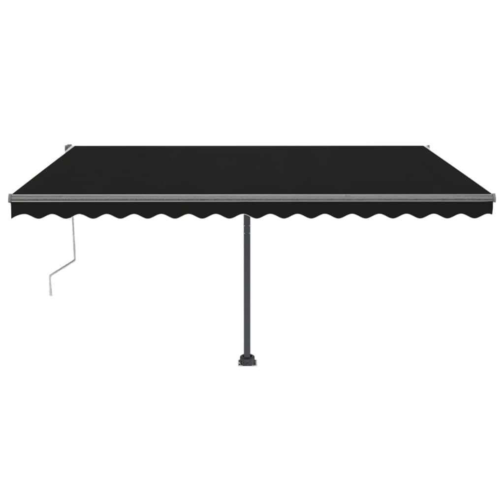 vidaXL Freestanding Automatic Awning 400x300 cm Anthracite