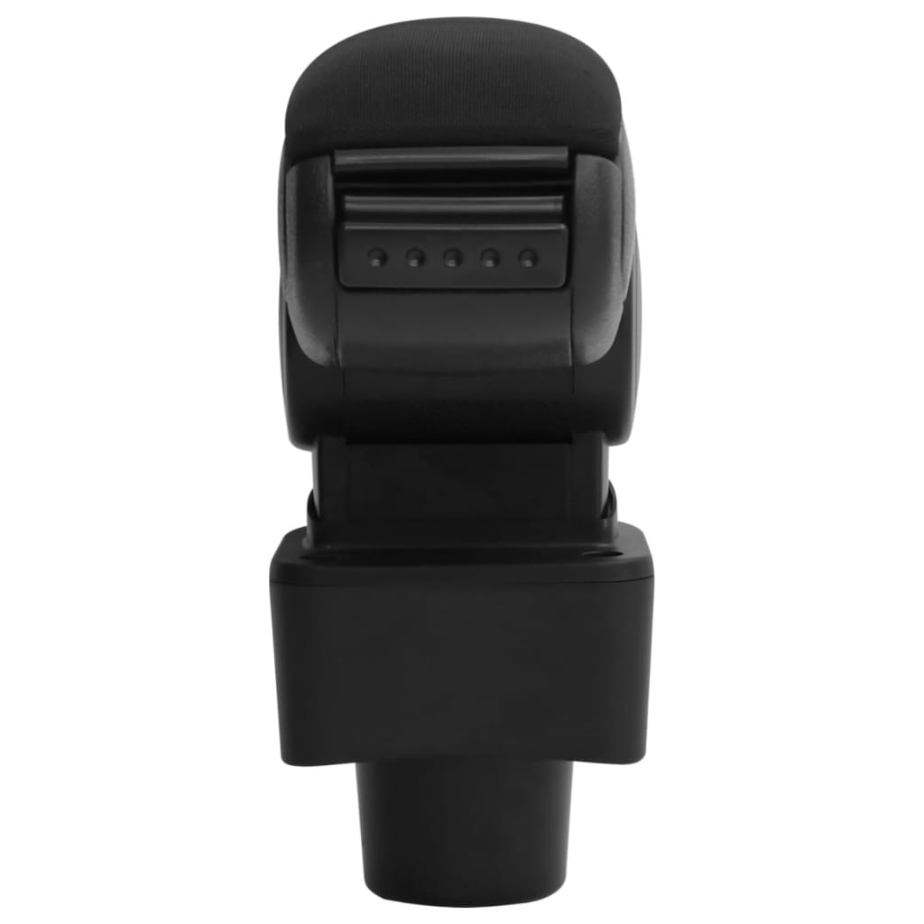 vidaXL Car Armrest Black 13x32x(32.5-49) cm ABS