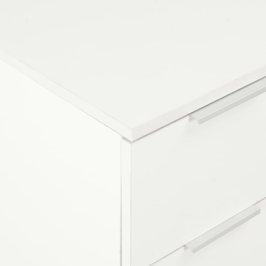 vidaXL Sideboard High Gloss White 60x35x80 cm Engineered Wood