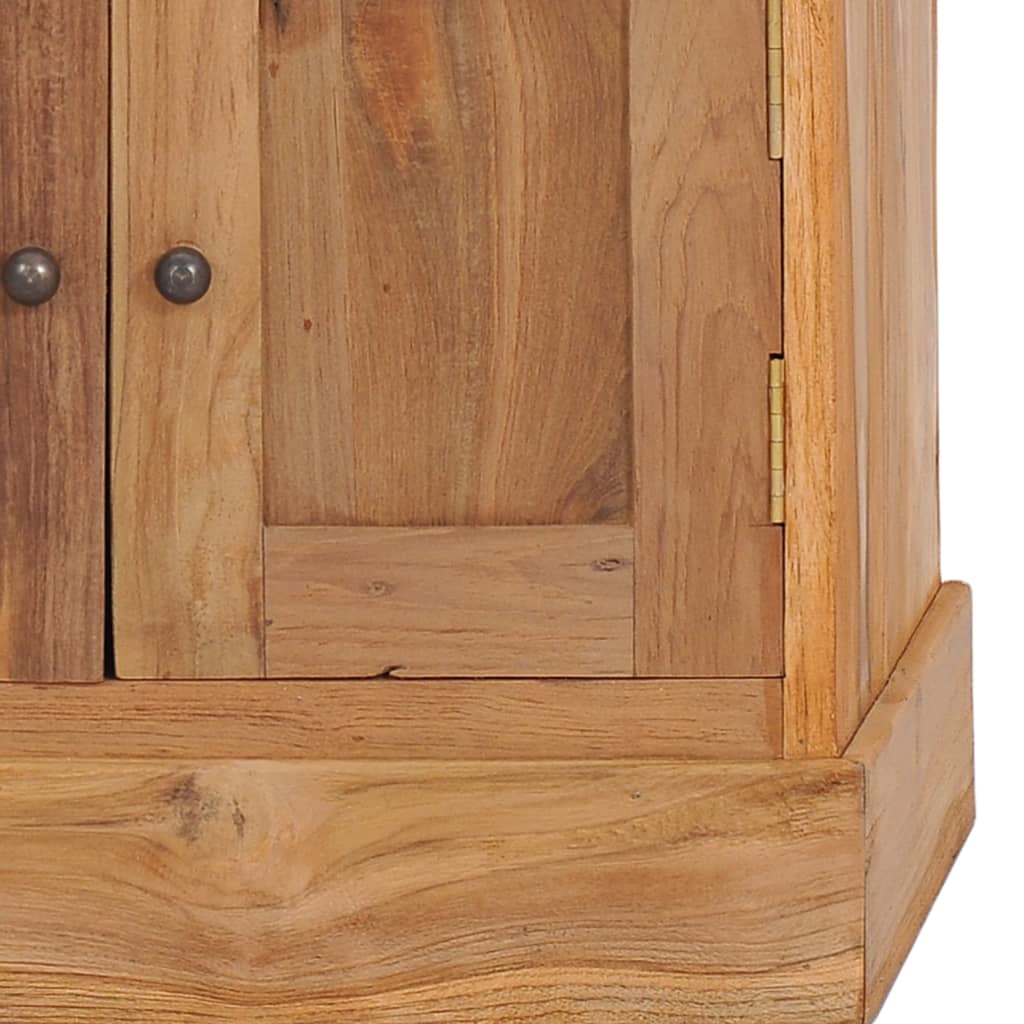 vidaXL Corner Sideboard 60x45x60 cm Solid Teak Wood