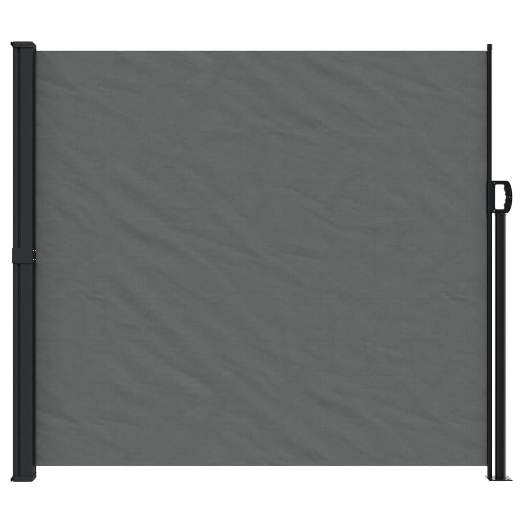 vidaXL Retractable Side Awning Anthracite 180x500 cm