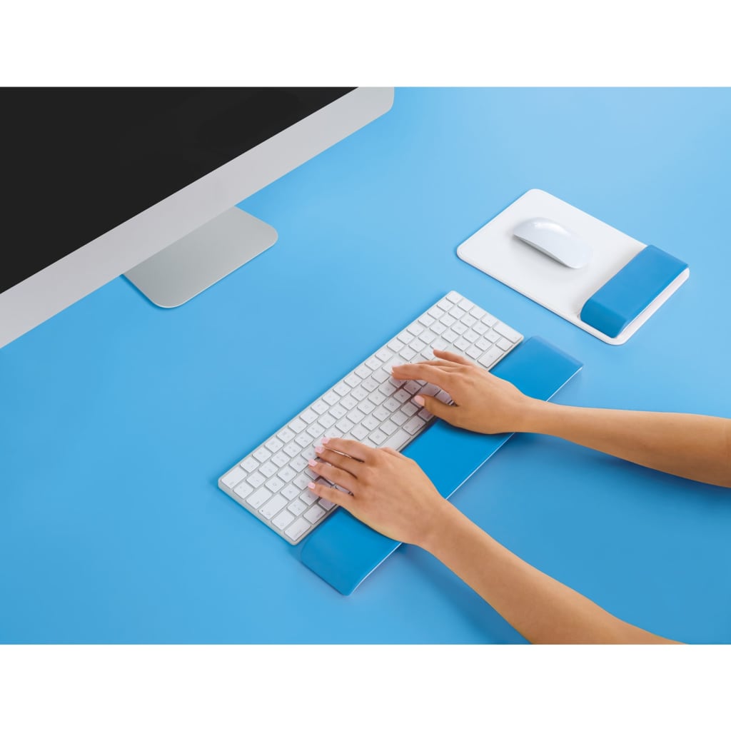 Leitz Adjustable Keyboard Wrist Rest Ergo WOW Blue