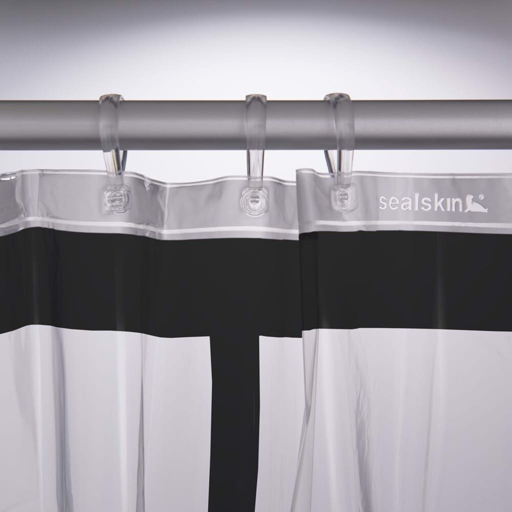 Sealskin Shower Curtain Brix Transparent