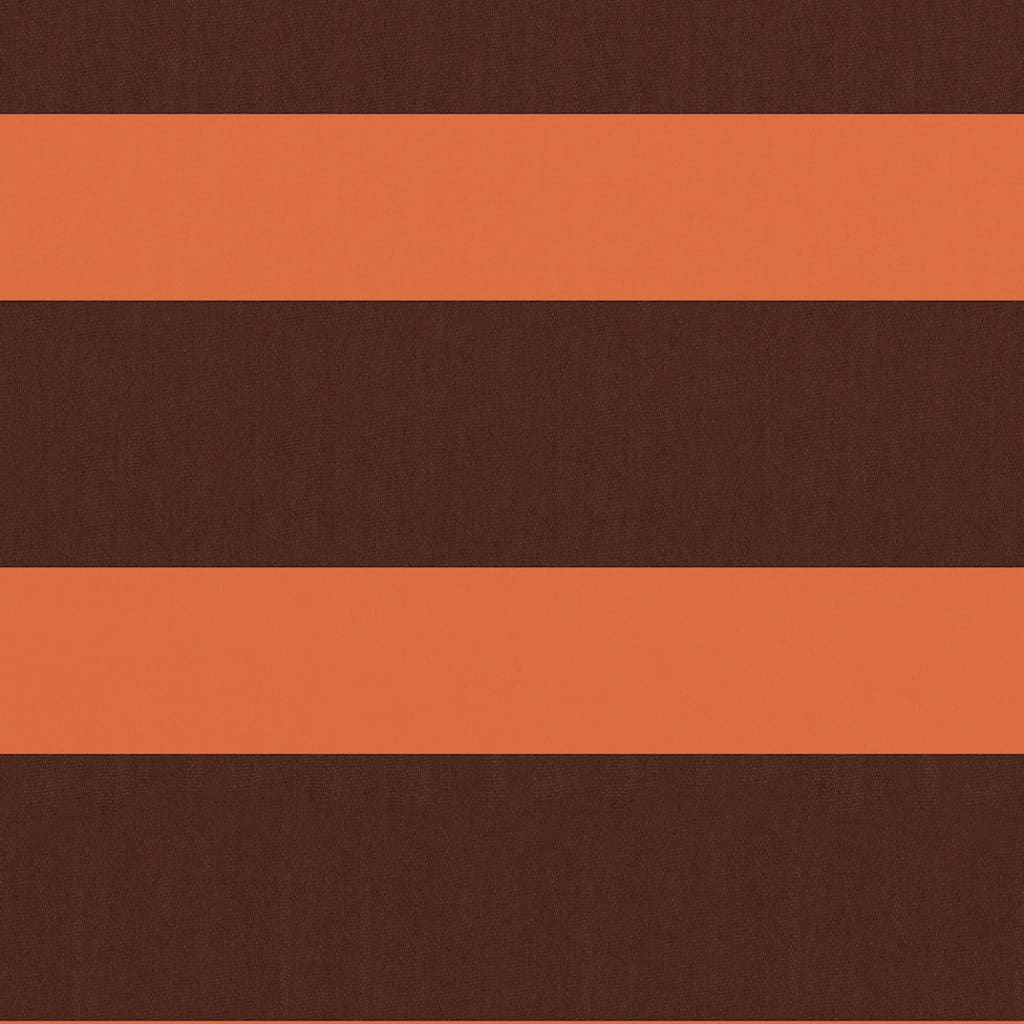 vidaXL Balcony Screen Orange and Brown 120x400 cm Oxford Fabric