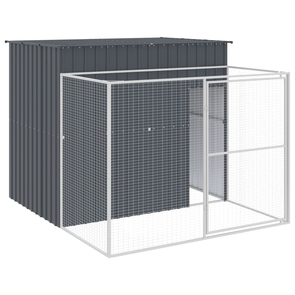 Galvanized steel dog kennel clearance
