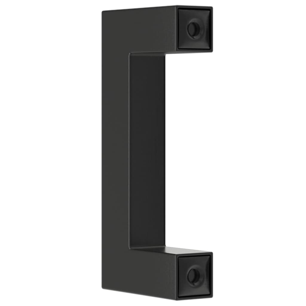 vidaXL Cabinet Handles 10 pcs Black 64 mm Stainless Steel