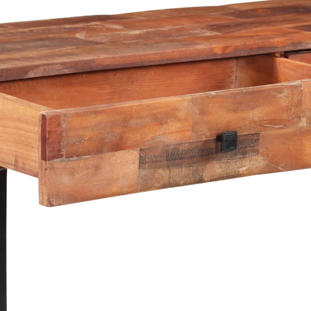 vidaXL Console Table 110x30x76 cm Solid Reclaimed Wood